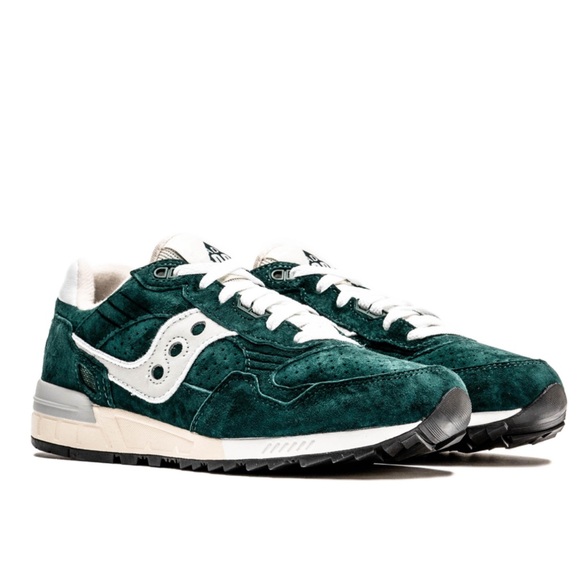 Saucony Shadow 5000 Men’s Forrest Suede Shoes - Picture 10 of 11